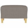vidaXL Repose-pied Taupe 60x50x41 cm Tissu