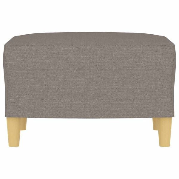 vidaXL Repose-pied Taupe 60x50x41 cm Tissu