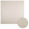 vidaXL Tapis ZIZUR cr&egrave;me 240x240 cm aspect de jute int&eacute;rieur ext&eacute;rieur