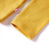 T-shirt enfants à manches longues ocre foncé 116