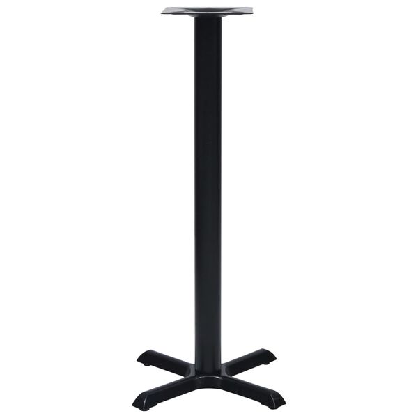 vidaXL Pied de table de bistro Noir 56x56x107 cm Fonte