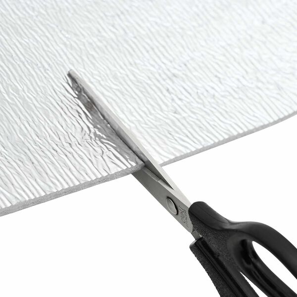 vidaXL R&eacute;flecteur de chaleur pour radiateur Argent&eacute; 25 x 1 m