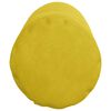 vidaXL Coussins d'accent 2 pcs Jaune Ø 25 x 70 cm