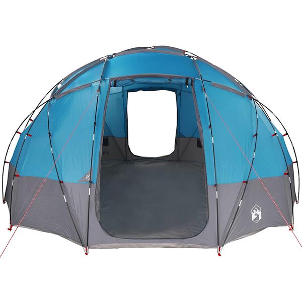 vidaXL Tente de camping avec toit Bleu 475 x 475 x 235 cm Polyester