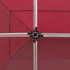 vidaXL Tente de réception pliable Aluminium 6x3 m Bordeaux