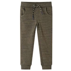 Pantalon de survêtement pour enfants mélange kaki 128
