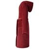 vidaXL Peignoir avec capuche Rouge Bordeaux s Flanelle