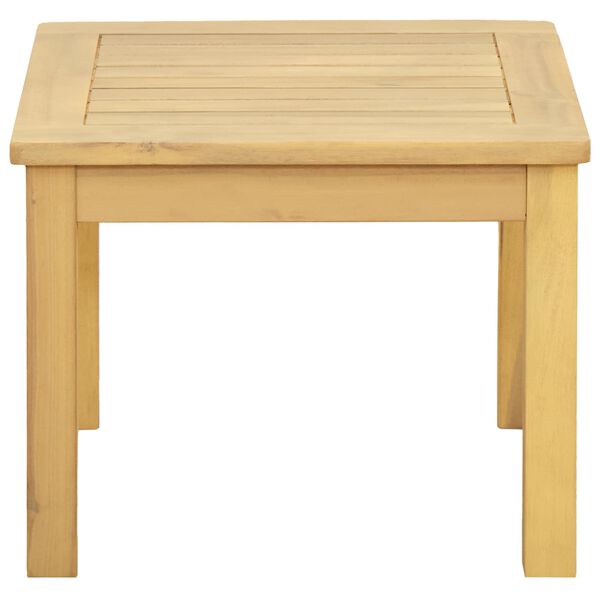 vidaXL Table basse Acacia clair 45 x 45 x 36 cm Bois d'Acacia Massif