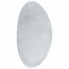 vidaXL Tapis HUARTE Gris 100 x 200 cm Polyester