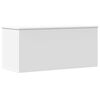 vidaXL Bo&icirc;te de rangement blanc 100x42x46 cm bois d'ing&eacute;nierie