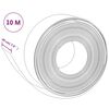 vidaXL Bordures de jardin 2 pcs gris 10 m 20 cm polyéthylène