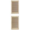 vidaXL Porte de Cabinet avec porte 2 pcs Naturel 140,5 x 2,1 x 39,5 cm
