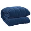 vidaXL Couverture lest&eacute;e Bleu 200x220 cm 13 kg Tissu