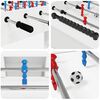 vidaXL Table de Foosball Blanc 125 x 60,5 x 80 cm Bois d'ing&eacute;nierie