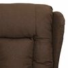 vidaXL Fauteuil Marron Tissu