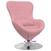vidaXL Fauteuil &oelig;uf Rose 63 x 73 x 90 cm Velours