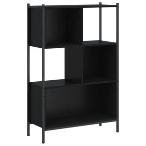 vidaXL Biblioth&egrave;que noir 72x28x109 cm bois d'ing&eacute;nierie