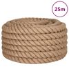vidaXL Corde de jute 25 m de long 30 mm d'&eacute;paisseur