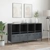 vidaXL Buffet anthracite 135x39x73,5 cm acier lamin&eacute; &agrave; froid