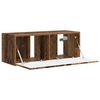 vidaXL Meuble TV mural Bois Ancien 60 x 31 x 29.5 cm Bois d'ing&eacute;nierie