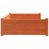 vidaXL Lit pour chien cire marron 105,5x75,5x28 cm bois de pin massif