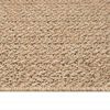 vidaXL Tapis ZIZUR beige 240x240 cm aspect de jute int&eacute;rieur ext&eacute;rieur