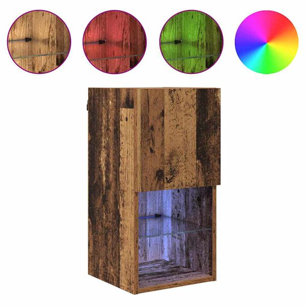 vidaXL Meubles TV muraux 2 pcs Bois ancien 30,5 x 30 x 60 cm