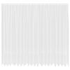 vidaXL Rideau en Dentelle Floral Blanc 260 x 500 cm Polyester