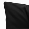 vidaXL Coussins de chaise pivotante lot de 2 Noir 50 cm Tissu