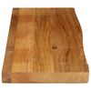 vidaXL Dessus de table &agrave; bord vivant 120x20x3,8cm bois massif manguier
