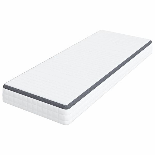 vidaXL Matelas Blanc et Gris 80 x 200 cm Printemps Bonell