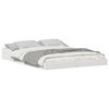 vidaXL Cadre de lit Blanc 140 x 190 cm Pin massif