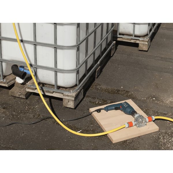 wolfcraft Pompe alimentée par perceuse 3000 l/h S=8 mm 2200000