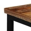 vidaXL Table console Teck recyclé massif 90 x 30 x 76 cm