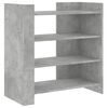 vidaXL Buffet gris b&eacute;ton 73,5x35x75 cm bois d'ing&eacute;nierie