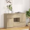 vidaXL Buffet Ch&ecirc;ne Sonoma 100 x 30 x 65,6 Bois d'ing&eacute;nierie