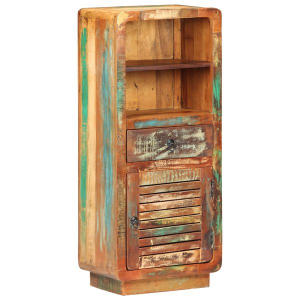 vidaXL Buffet 45x32x110 cm Bois de r&eacute;cup&eacute;ration massif
