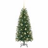 vidaXL Sapin de No&euml;l artificiel avec 150 LED Vert 150 cm PE et PVC