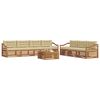 vidaXL Ensemble de canap&eacute;s d'ext&eacute;rieur 8 pcs Naturel et Beige
