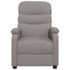 vidaXL Fauteuil de massage Taupe Tissu