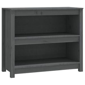 vidaXL Biblioth&egrave;que Gris 80x35x68 cm Bois de pin massif