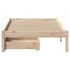 vidaXL Cadre de lit sans matelas 90x190 cm bois de pin massif