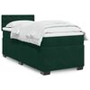 vidaXL Sommier &agrave; lattes de lit avec matelas Vert fonc&eacute; 90x190 cm