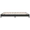 vidaXL Cadre de lit sans matelas noir 180x220 cm velours