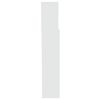 vidaXL Armoire de tête de lit Blanc 200x19x103,5 cm