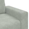 vidaXL Fauteuil Gris clair 100x77x82 cm Velours