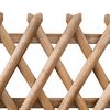 vidaXL Portillons de jardin 2 pcs Bois de pin impr&eacute;gn&eacute; 300x100 cm