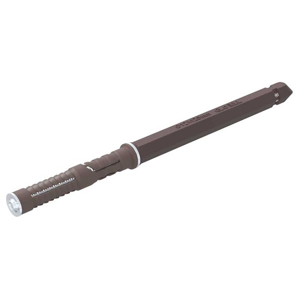 vidaXL Support de &eacute;tag&egrave;re flottante 12 pcs Beige &Oslash;12 x 190 mm Acier