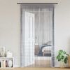 vidaXL Rideau en fils 2 pcs 140 x 250 cm gris clair