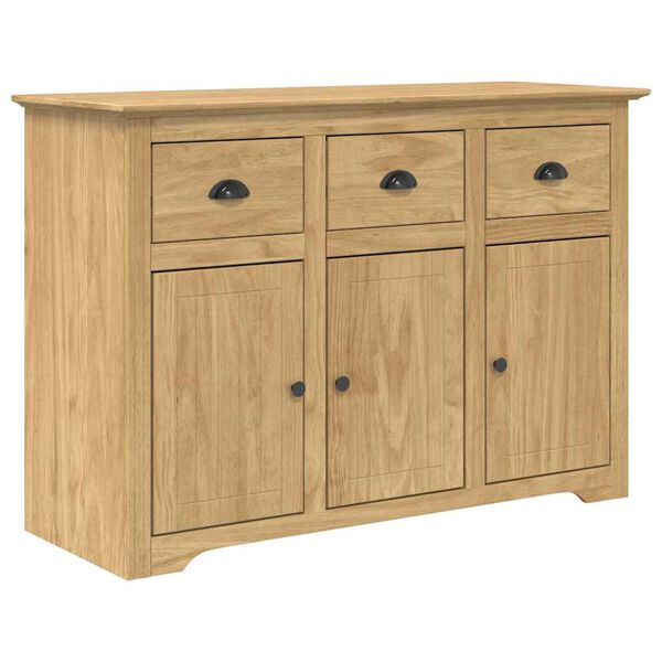vidaXL Buffet BODO Marron miel 115,5 x 44 x 80 cm Bois d'ing&eacute;nierie